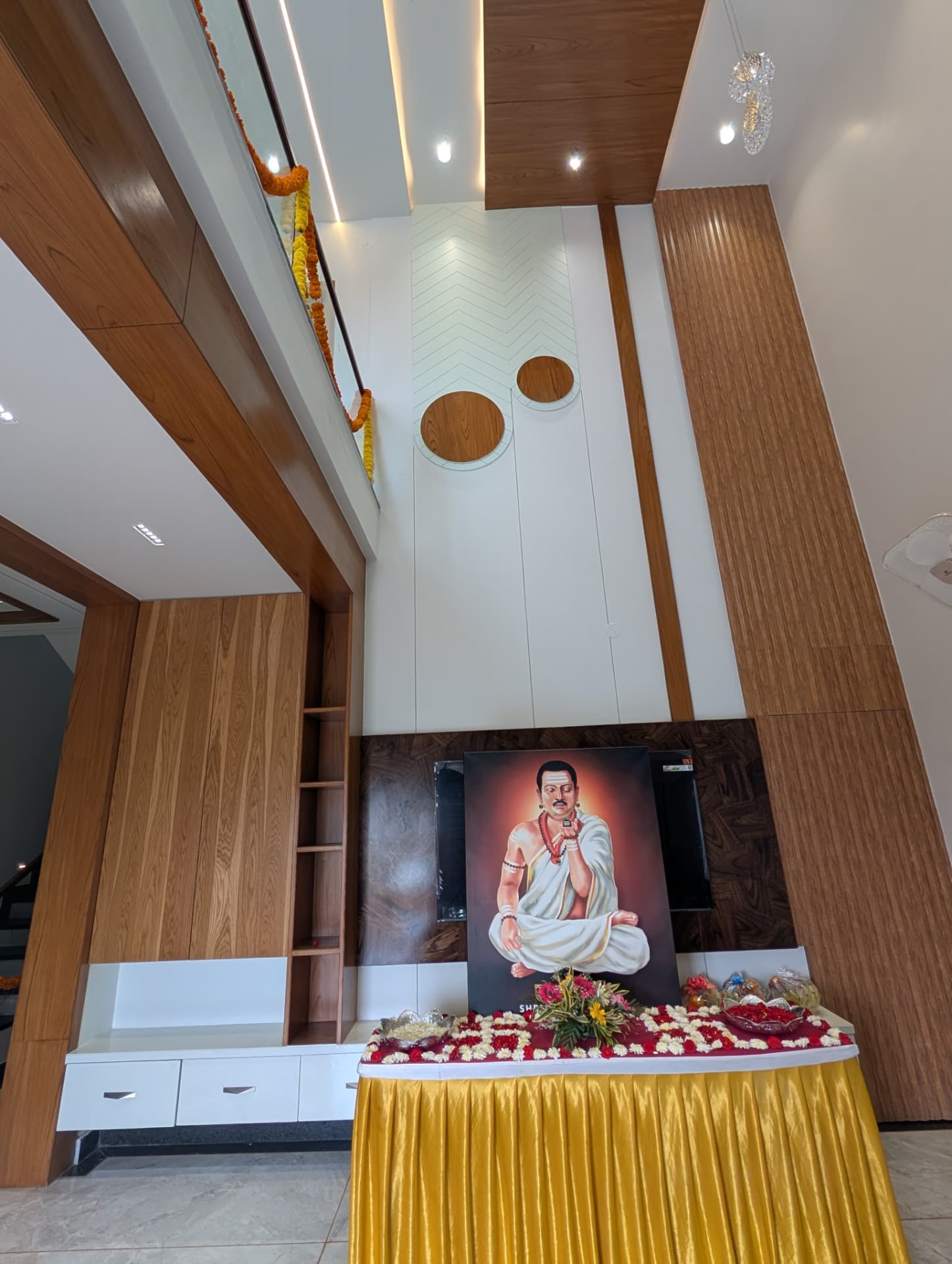 Mr. Vijay Prakash's Residence — Double-height living volume