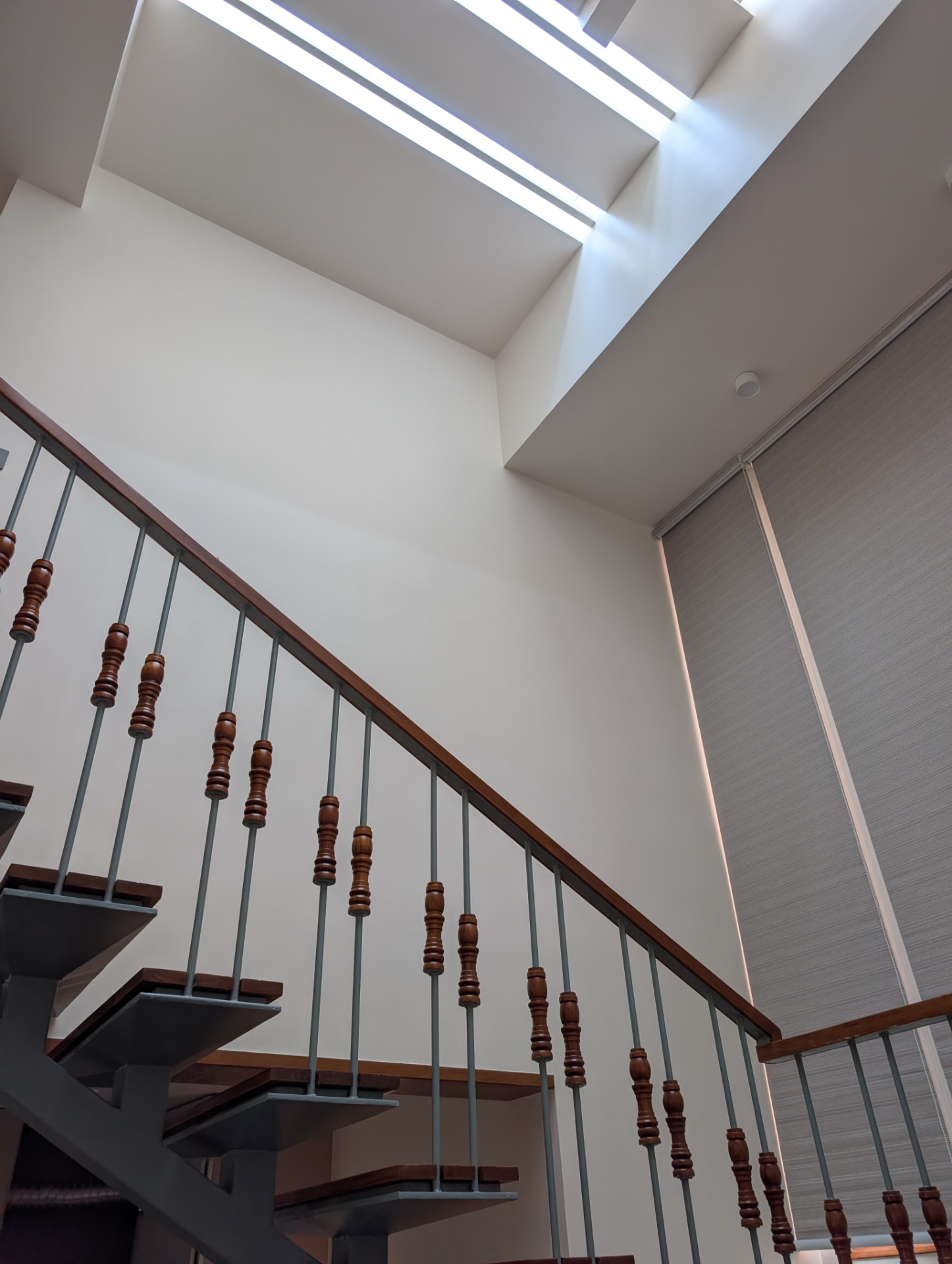 Mr. Naresh's Residence — Skylit stairwell