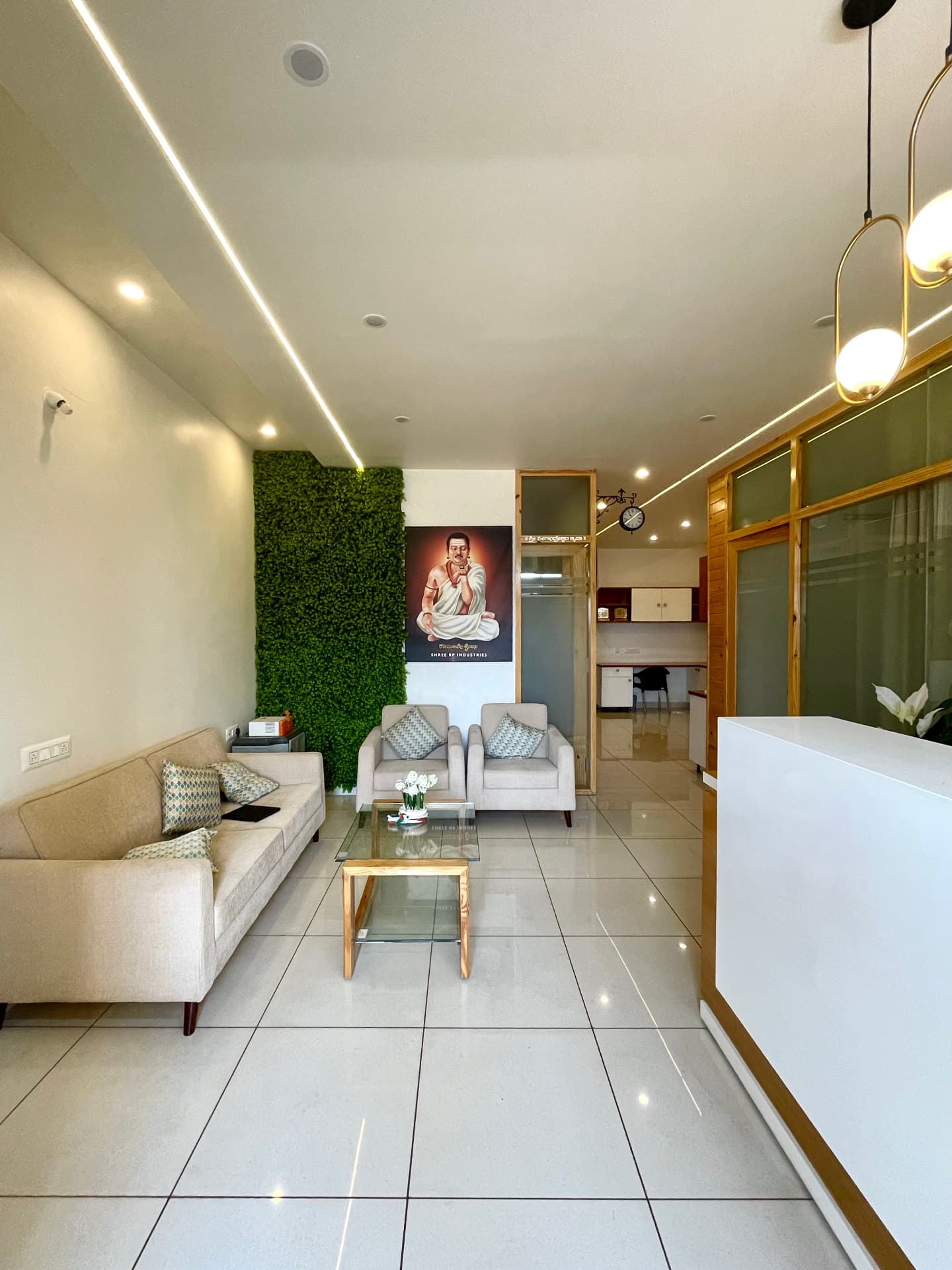 Mr. Pradeep's Office — Reception lounge